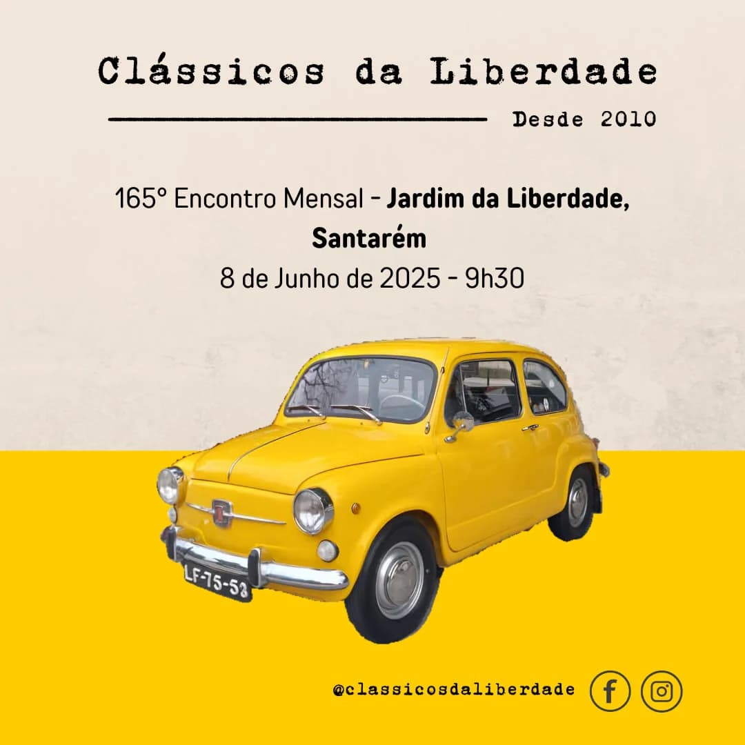 165° Encontro Mensal dos Clássicos da Liberdade
