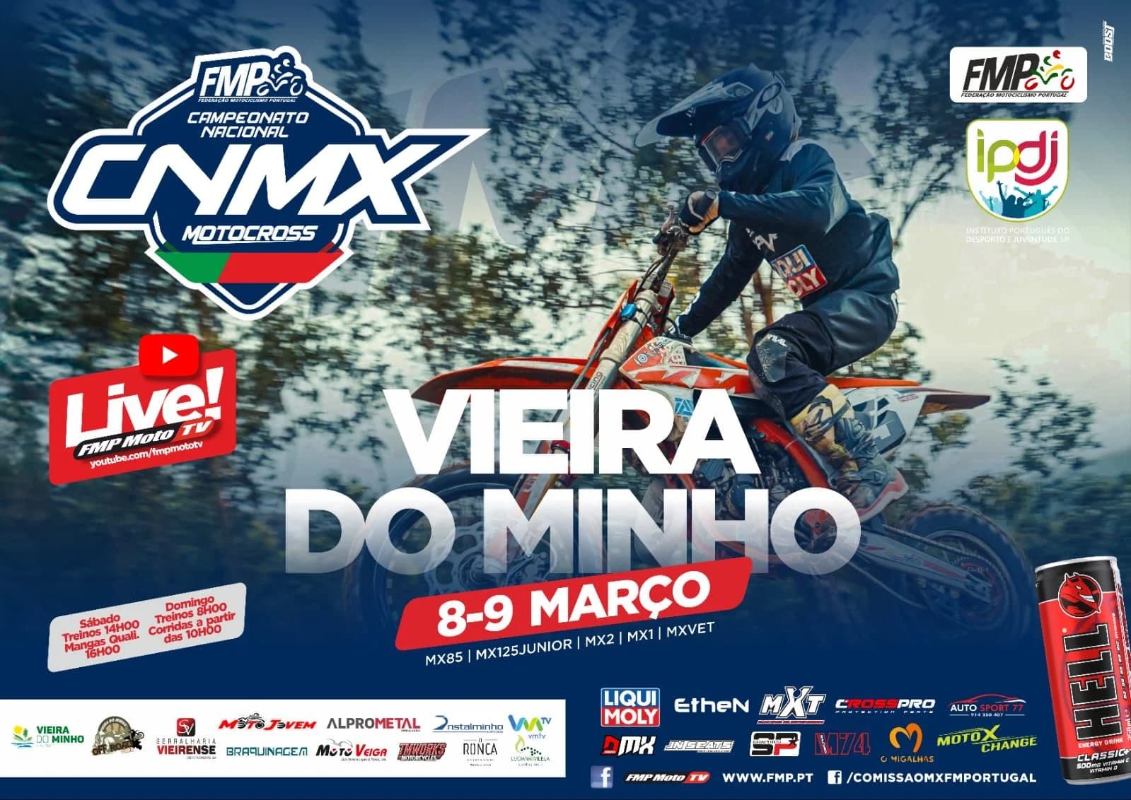 Campeonato Nacional Motocross – Prova 2 – Vieira do Minho