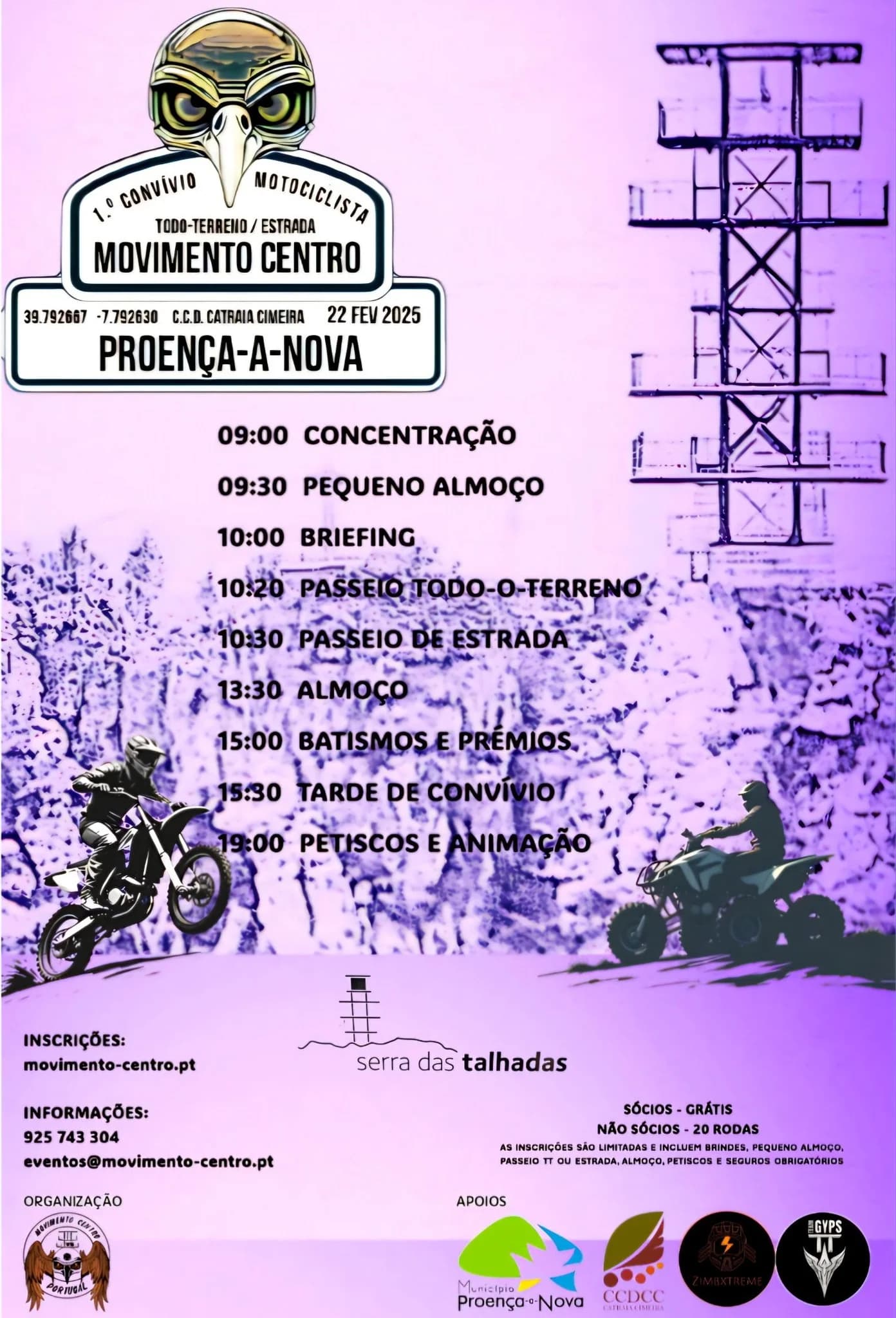 1º Convívio Motociclista – Movimento Centro