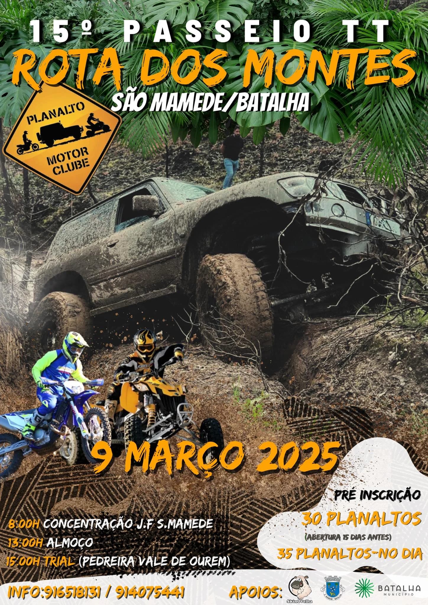 15° Passeio TT Rota dos Montes – Planalto Motor Clube